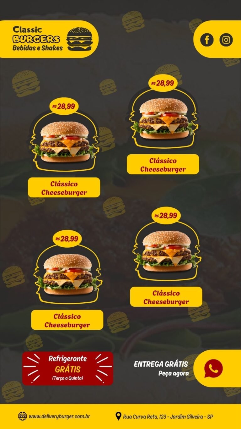 Menu Digital 04 - Delivery - Mobile
